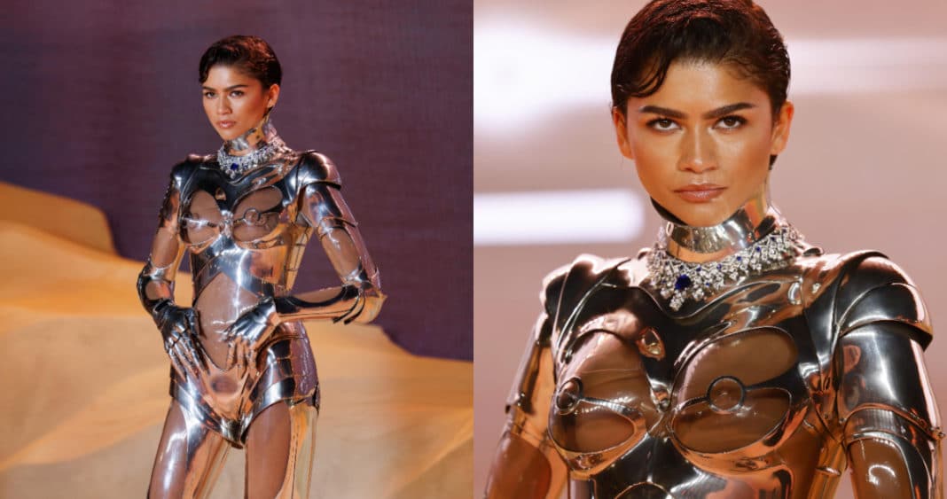 ¡Zendaya deslumbra en la premiere de 'Dune: Parte 2' con un outfit futurista!
