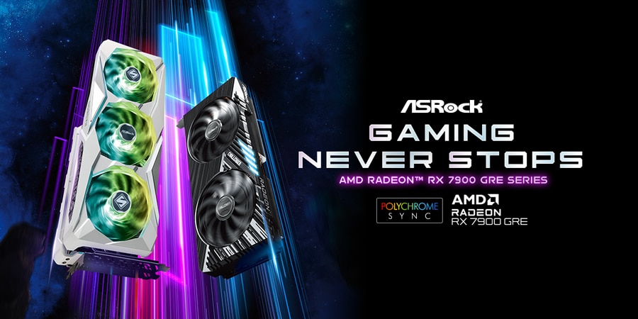 ASRock presenta sus placas de video AMD Radeon RX 7900 GRE: ¡Descubre las tarjetas gráficas más avanzadas del mercado!