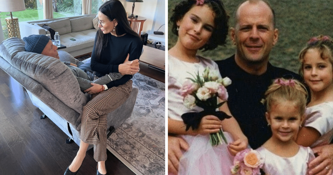 Demi Moore sorprende a Bruce Willis en su cumpleaños con un emotivo saludo