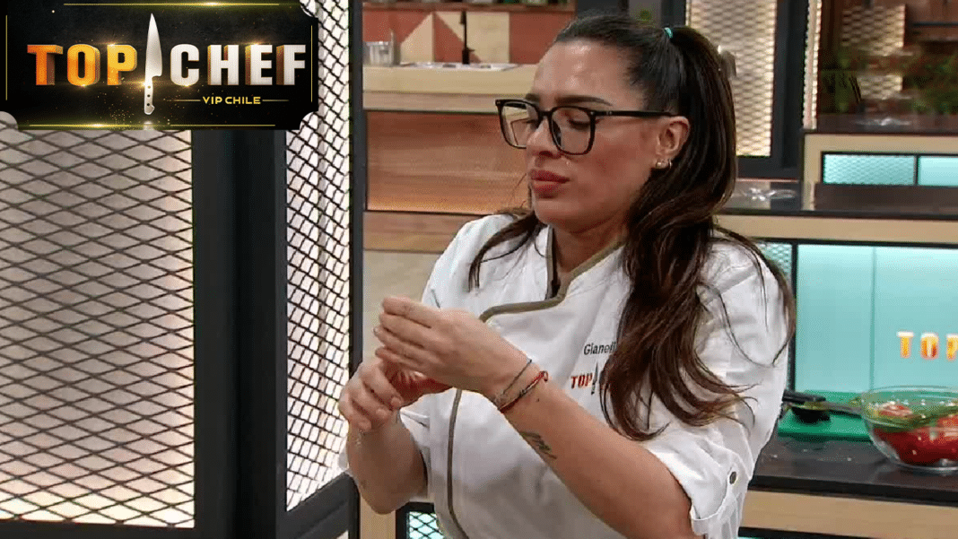 Gianella Marengo sufre un percance durante la final de Top Chef VIP: ¡Me cayó caliente!