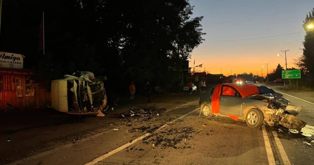 Impactante accidente en ruta entre Los Ángeles y Antuco deja un muerto y 4 heridos