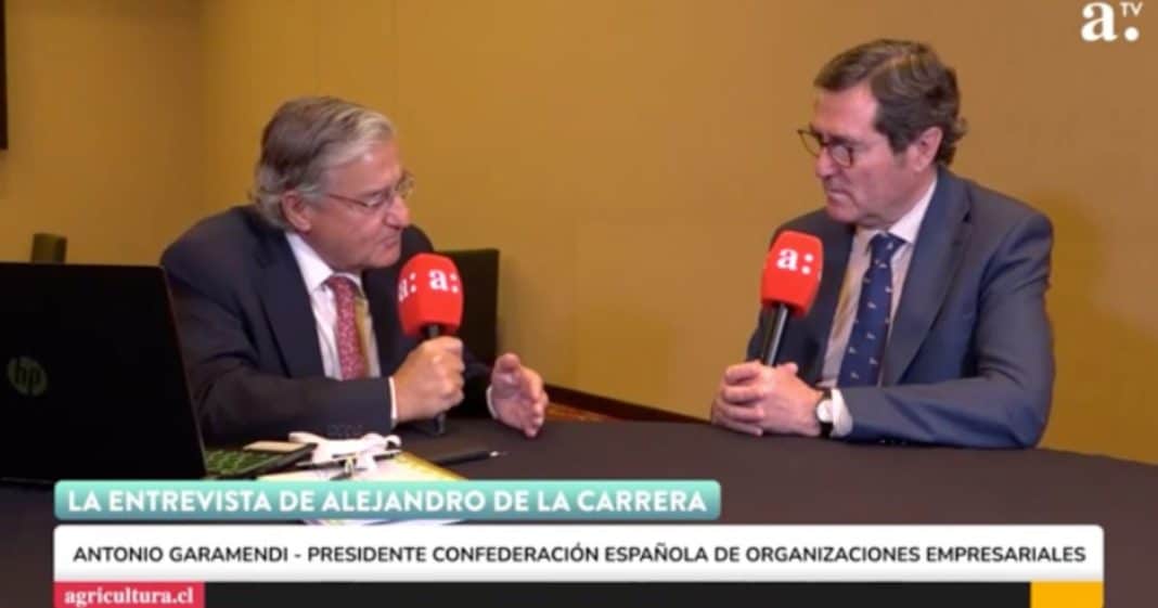 Presidente de la CEO de España destaca los vínculos entre Chile y España