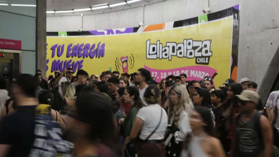 ¡Atención! Estas son las estaciones del Metro que extenderán su horario para el Lollapalooza Chile 2024