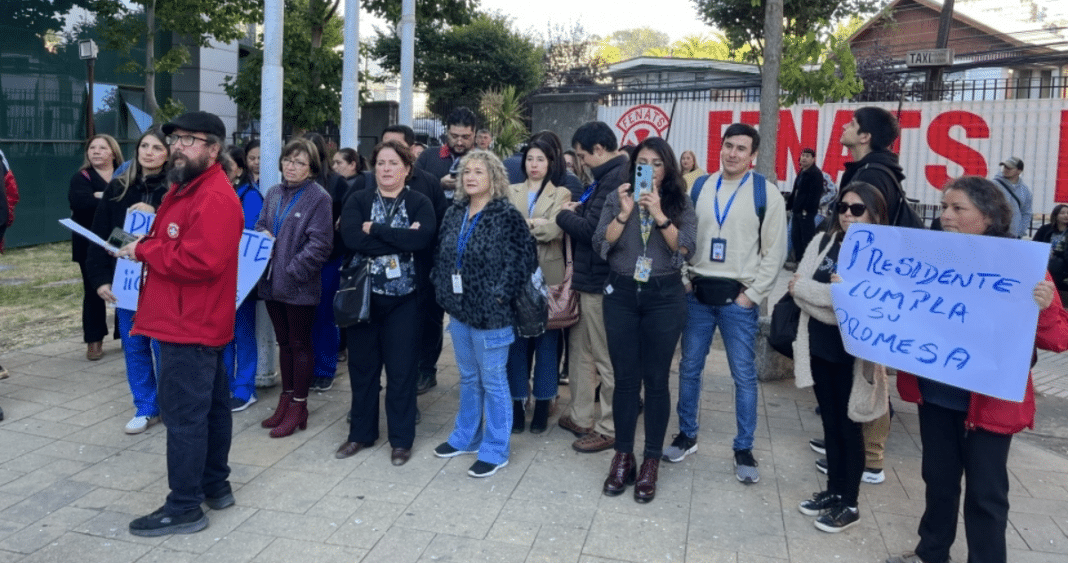 ¡Escándalo en el Hospital Regional de Concepción! Funcionarios inician paro por traspasos injustos