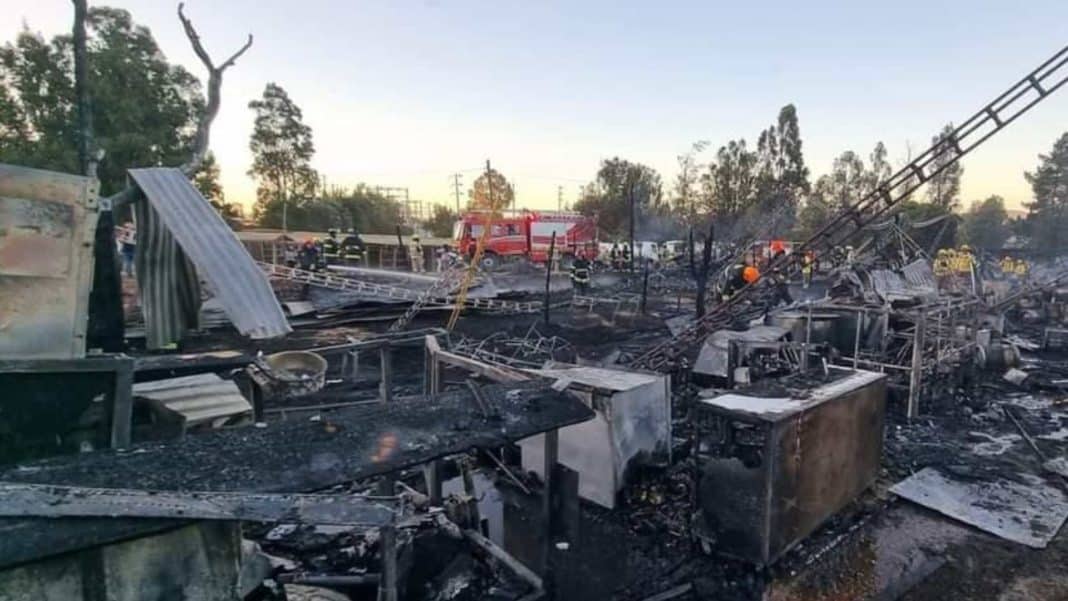 ¡Impactante! Mujer detenida por incendio en Fiesta de la Vendimia en Marchigüe