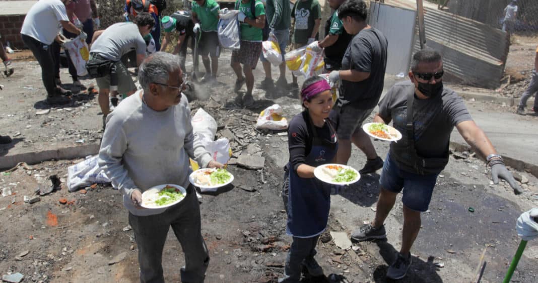 ¡Impactante noticia! Olla común que alimenta a más de 700 damnificados en Quilpué está a punto de cerrar