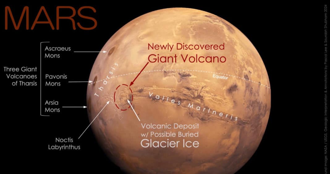 ¡Increíble descubrimiento en Marte! Encuentran un volcán oculto en el misterioso Laberinto de la Noche