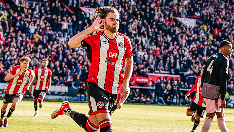 ¡Increíble partido! Ben Brereton brilla con dos goles y una asistencia en el empate de Sheffield United en la Premier