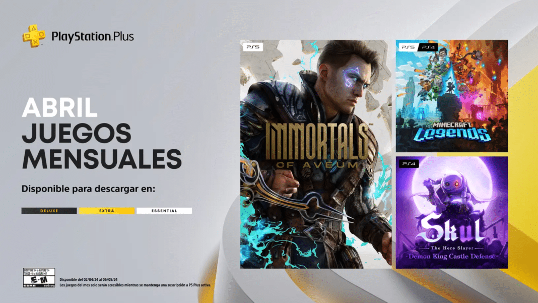 ¡Increíbles novedades en PlayStation Plus para abril!