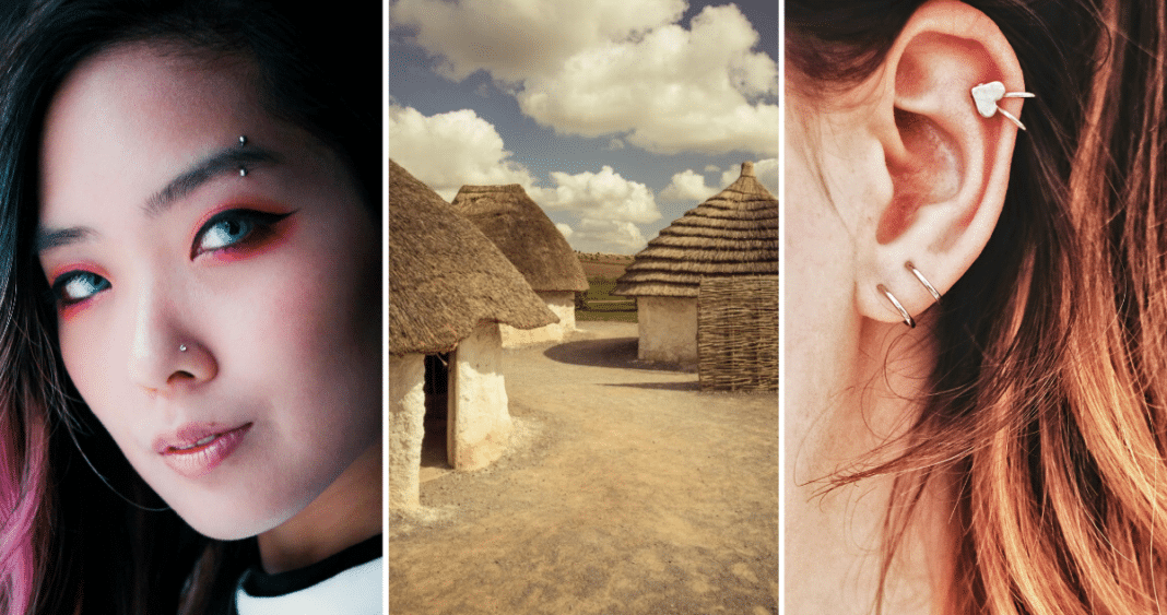 Descubre el sorprendente origen de los piercings desde el Neolítico