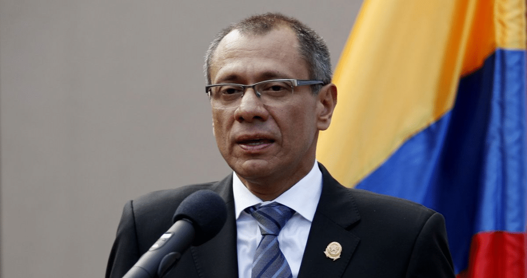 Ex vicepresidente de Ecuador exige ser entregado a México o a otro país que lo asile