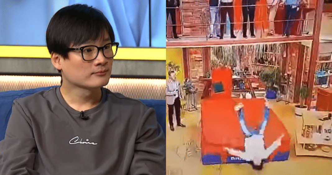 La brutal caída de Yuhui Lee en 'Bienvenidos' que lo dejó meses en cama
