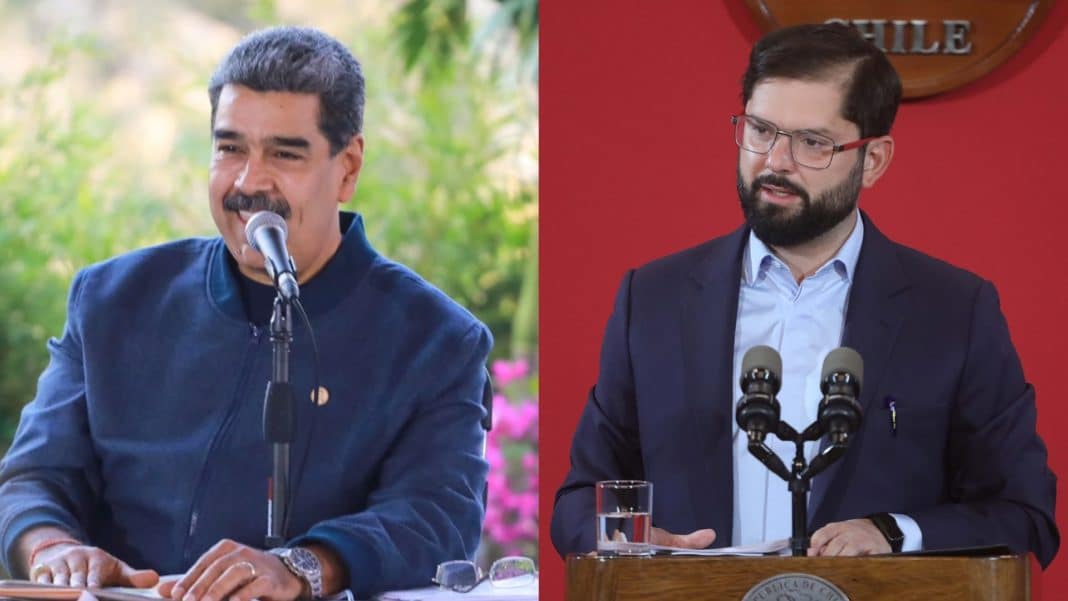 Maduro desafía a Boric y carga contra Piñera en la lucha contra el crimen organizado