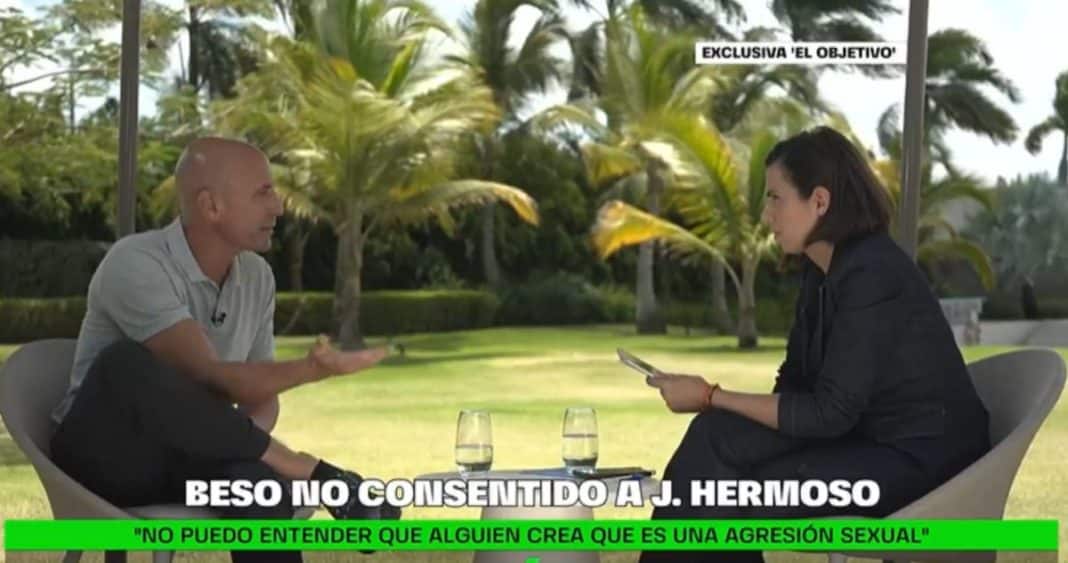 Rubiales se enoja en TV por caso Hermoso: 'No puedo entender que alguien piense en agresión sexual'