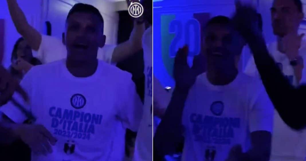 ¡Alexis Sánchez Baila al Ritmo de 'Ai se eu te pego' en la Fiesta del Título del Inter!