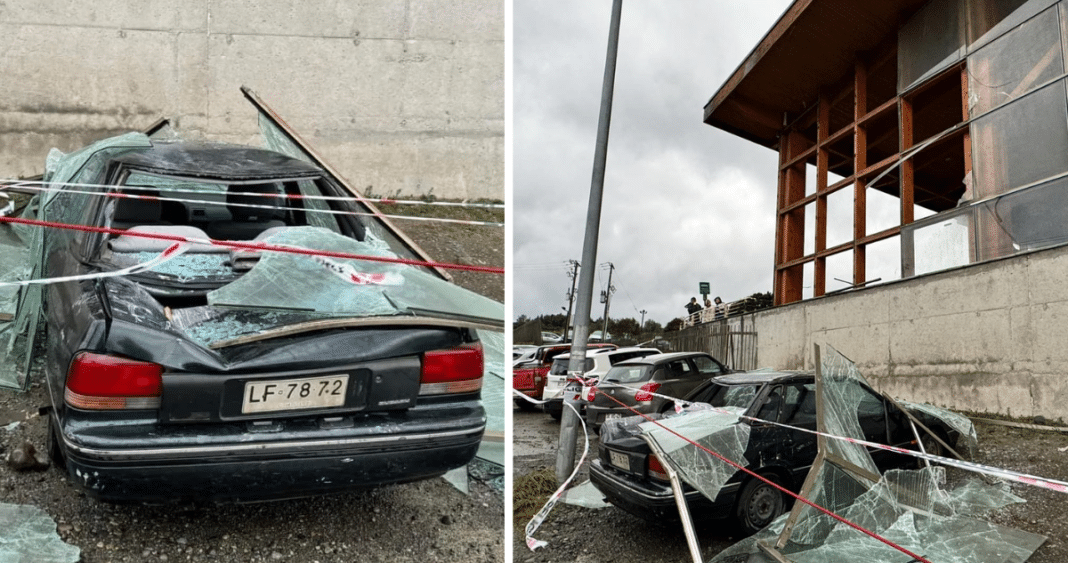 ¡Caos en Puerto Montt! Temporal causa estragos: techos volados, árboles caídos y ventanas destrozadas