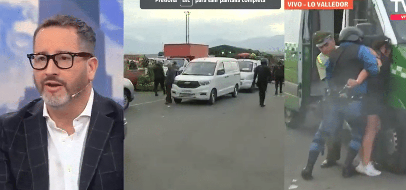 ¡Impactante! Camarógrafo de CHV y guardia heridos por disparos en Lo Valledor durante transmisión en vivo