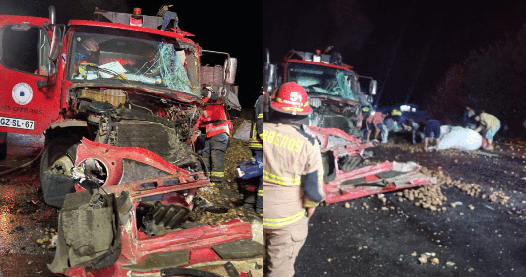 ¡Impactante! Conductor ebrio de camión de Vialidad causa brutal colisión en Mariquina