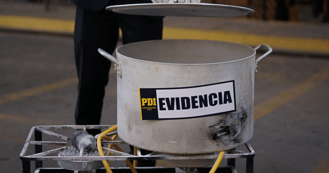 ¡Impactante! Detienen a hombre por operar un laboratorio de drogas en Valdivia avaluado en 124 millones