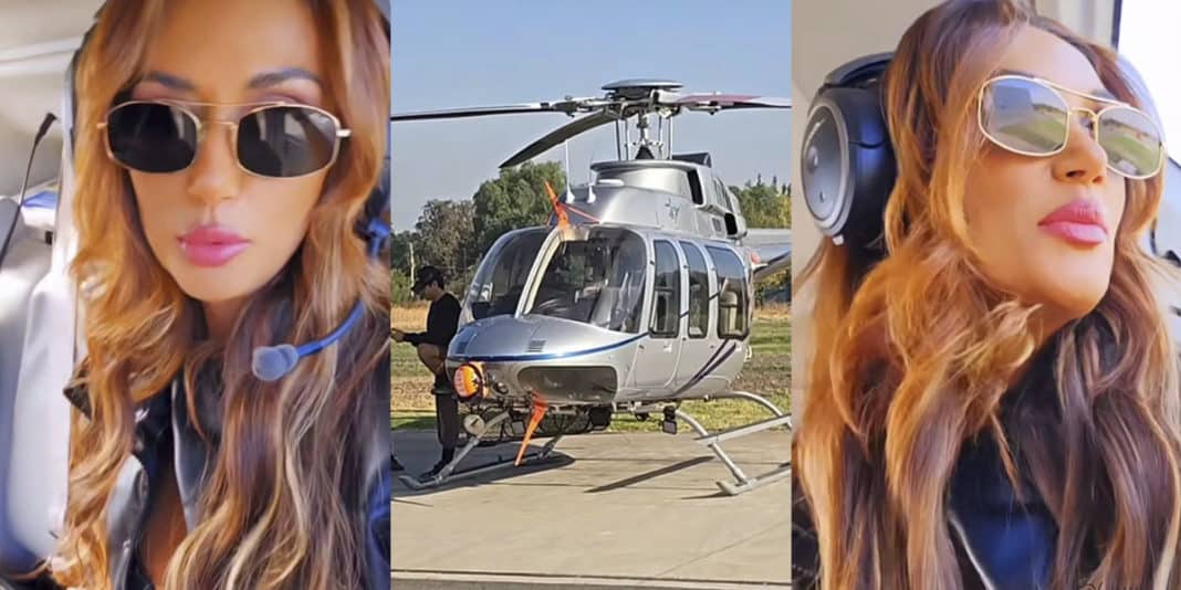 ¡Impactante! Pamela Díaz vive momentos de terror en aterrizaje de emergencia en helicóptero