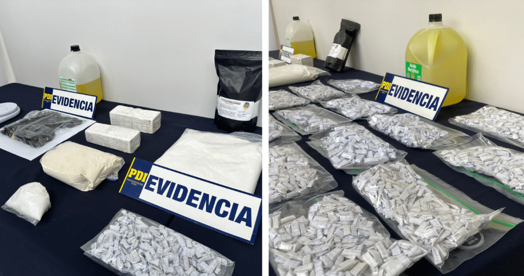 ¡Impactante hallazgo! Descubren laboratorio de drogas en Valdivia con un avalúo millonario