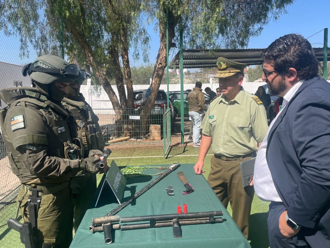 ¡Impactante operativo policial en Copiapó! Detenidos, armas y drogas incautadas