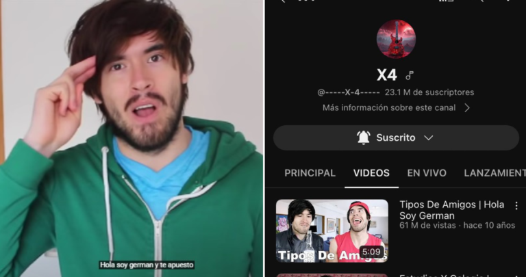 ¡Increíble! El primer canal de YouTube de Germán Garmendia 'HolasoyGerman' ha sido hackeado y ha perdido millones de suscriptores