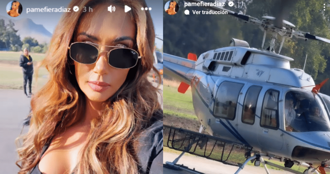 ¡Increíble! Helicóptero de Pamela Díaz sufre falla en pleno vuelo