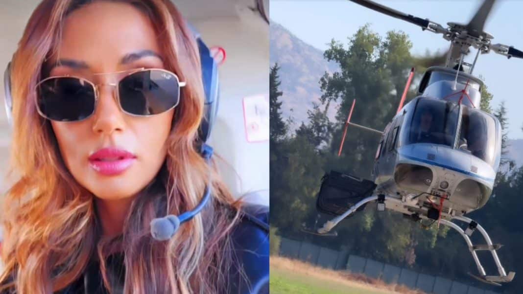 ¡Increíble! Pamela Díaz vivió momentos de terror en un helicóptero: aterrizaje de emergencia en Chicureo