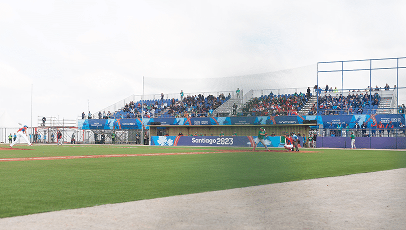 ¡Increíble! Roban el césped de las canchas de béisbol en Santiago 2023