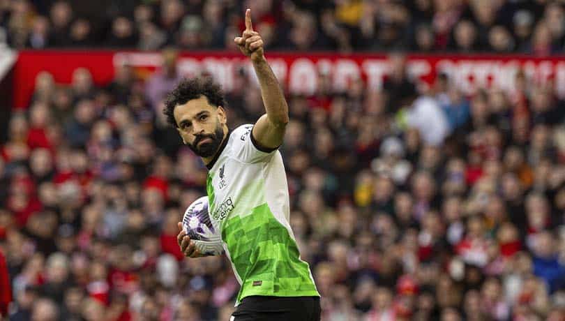 ¡Increíble empate! Mohamed Salah le da vida al Liverpool en un emocionante clásico contra el Manchester United