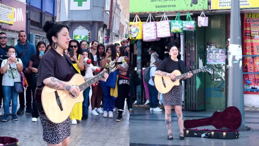 ¡Increíble sorpresa! Mon Laferte asombra a los habitantes de Antofagasta con un show callejero