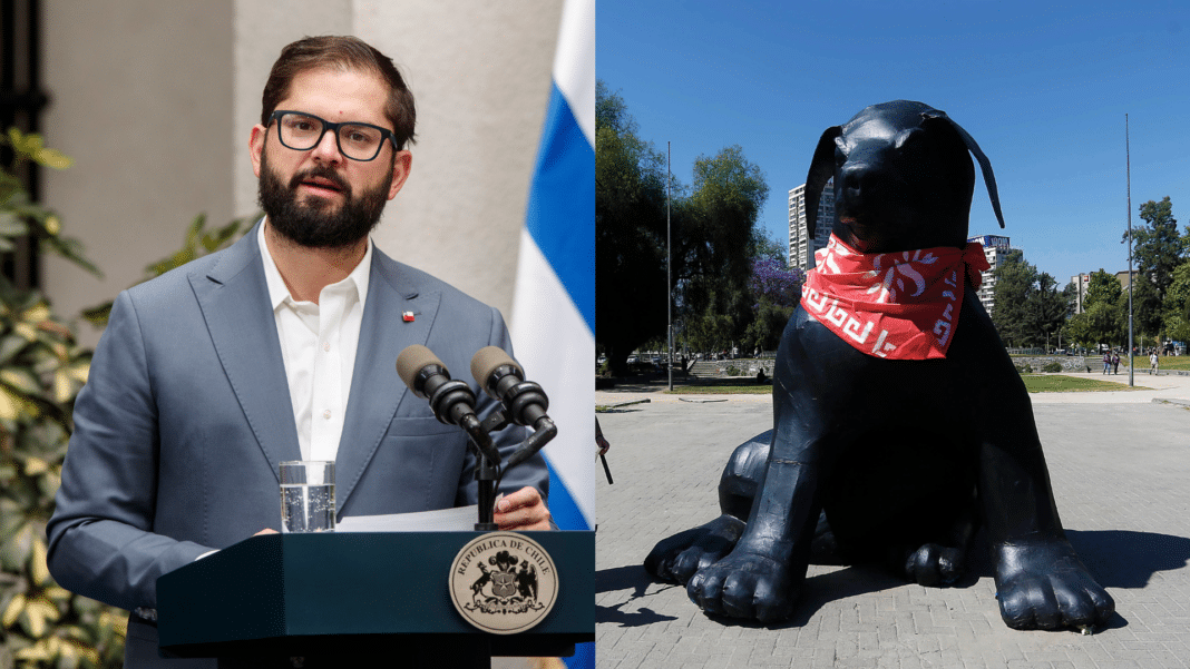 Boric Condemns 'Vulgar' Perro Matapacos Image: 'I Never Celebrated It'