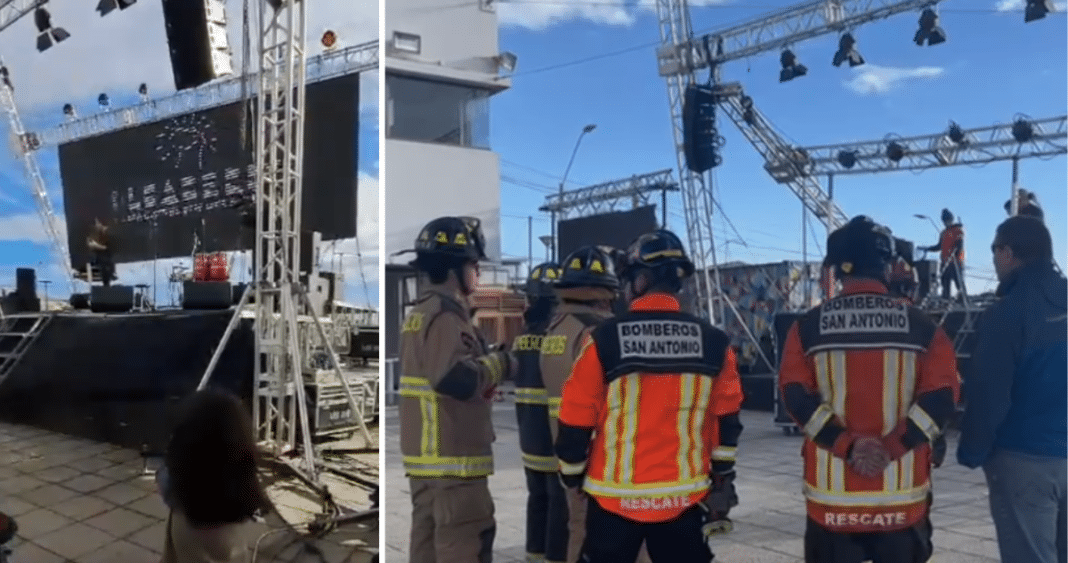 Tragedia en el Centro Cultural de San Antonio: Pantalla Gigante se Desploma Durante Celebración