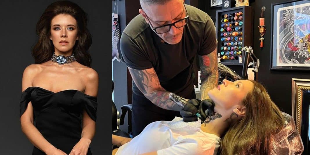 ¡Carla Jara Sorprende con su Impresionante Nuevo Tatuaje de Mariposa en el Cuello!
