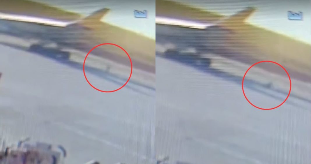 ¡Impactante video revela la caída de un polizón por la turbina de un avión en el Aeropuerto de Santiago!