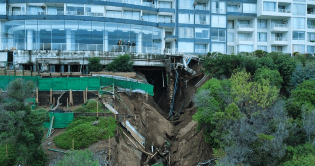 Edificio Euromarina 2 en Reñaca: Inhabitable por Peligroso Socavón