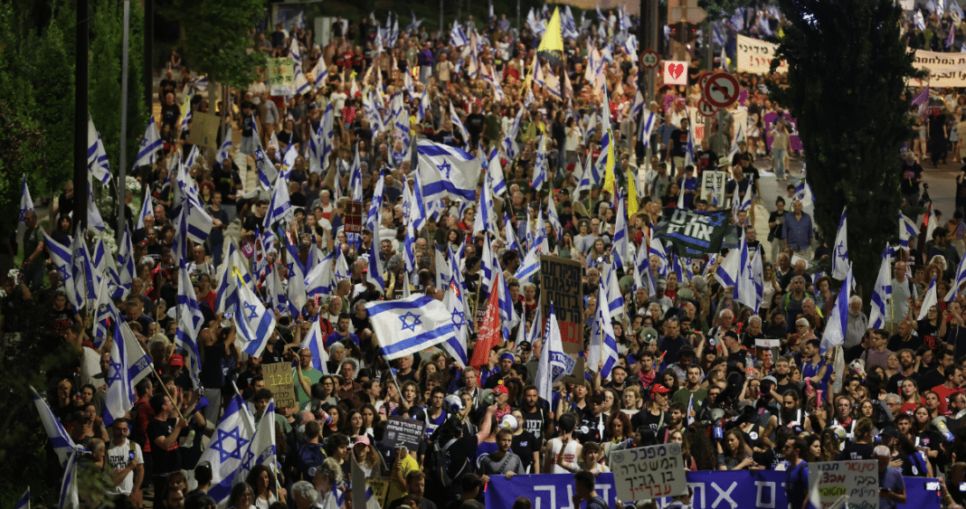 Protestas masivas en Israel: Exigiendo elecciones anticipadas y el fin de la guerra en Gaza