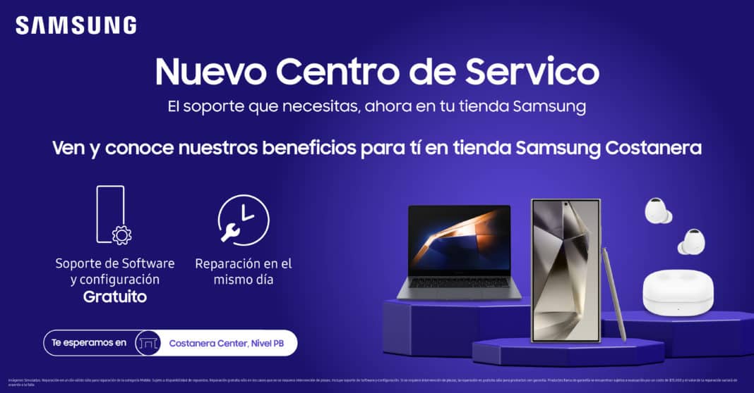 ¡Adiós a los Problemas de Tus Dispositivos Móviles! Samsung Ofrece Reparación en 24 Horas en Costanera Center