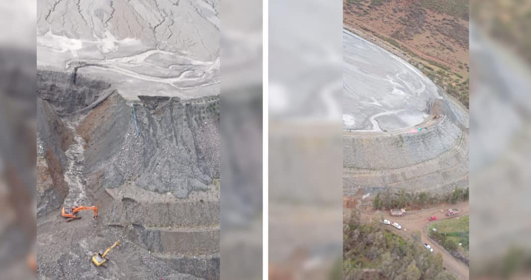 ¡Alerta Ambiental! Minera Las Cenizas Enfrenta Grave Falla en Relave Que Contamina Río La Ligua