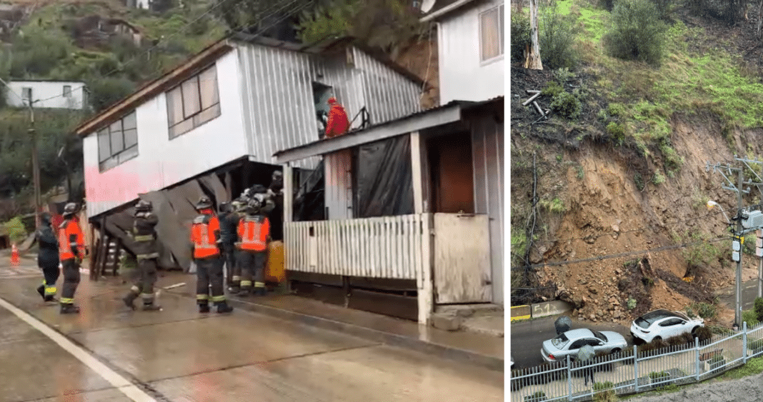 ¡Desastre en Valparaíso: Deslizamientos, Inundaciones y Viviendas en Peligro!