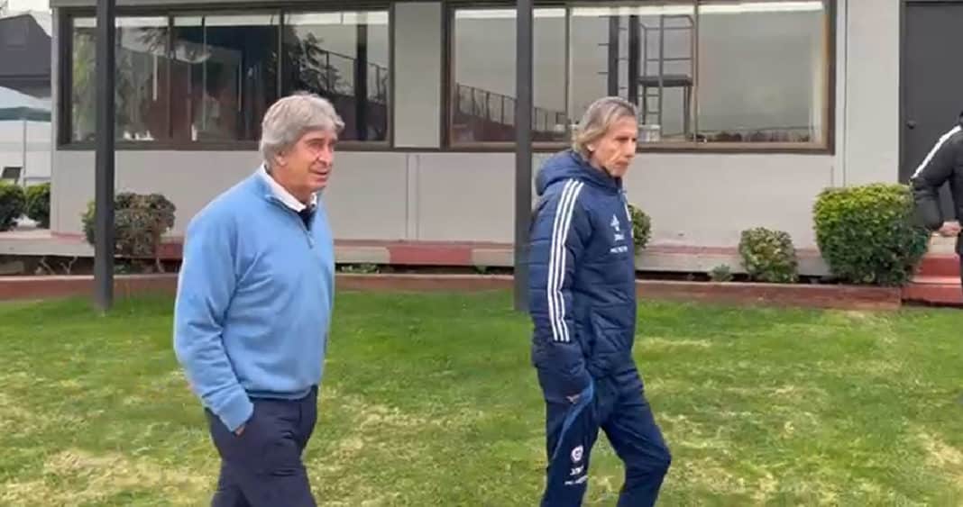 ¡Descubre cómo el Legendario Técnico Chileno Manuel Pellegrini Visitó a La Roja en Juan Pinto Durán!