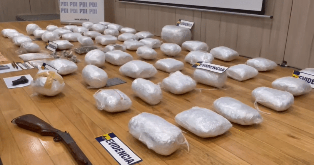 ¡Golpe Contundente al Narcotráfico: Más de 64 Kilos de Drogas Incautados en Valdivia!