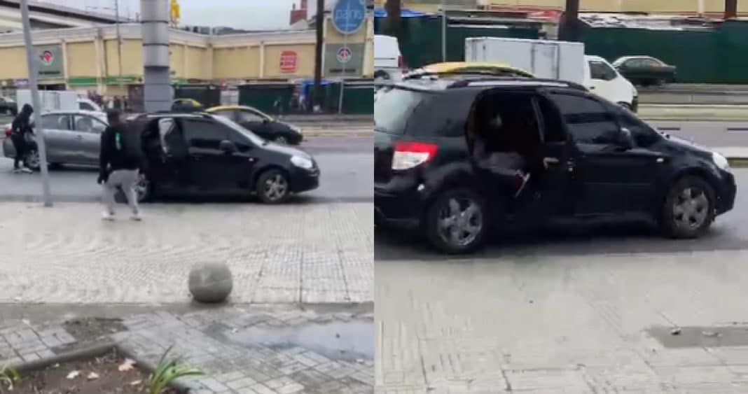 ¡Impactante Secuestro Captado en Video! Investigan Dramático Incidente Afuera de la USACH