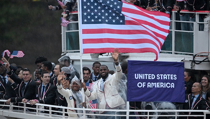 ¡Estados Unidos Domina París 2024 con un Impresionante Desfile de Atletas!