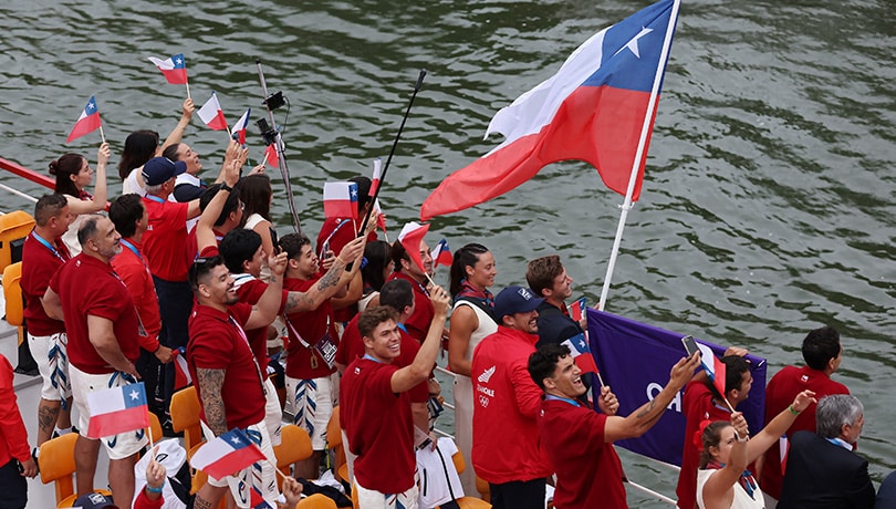 ¡Impresionante Desfile del Team Chile en la Apertura de los Juegos Olímpicos de París 2024!