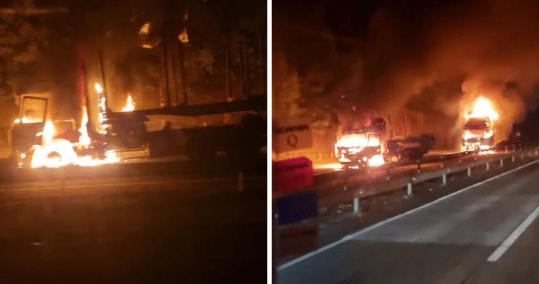 Devastador Ataque Incendiario en Collipulli: Gobierno Presenta Querella Tras Destrucción de Dos Camiones