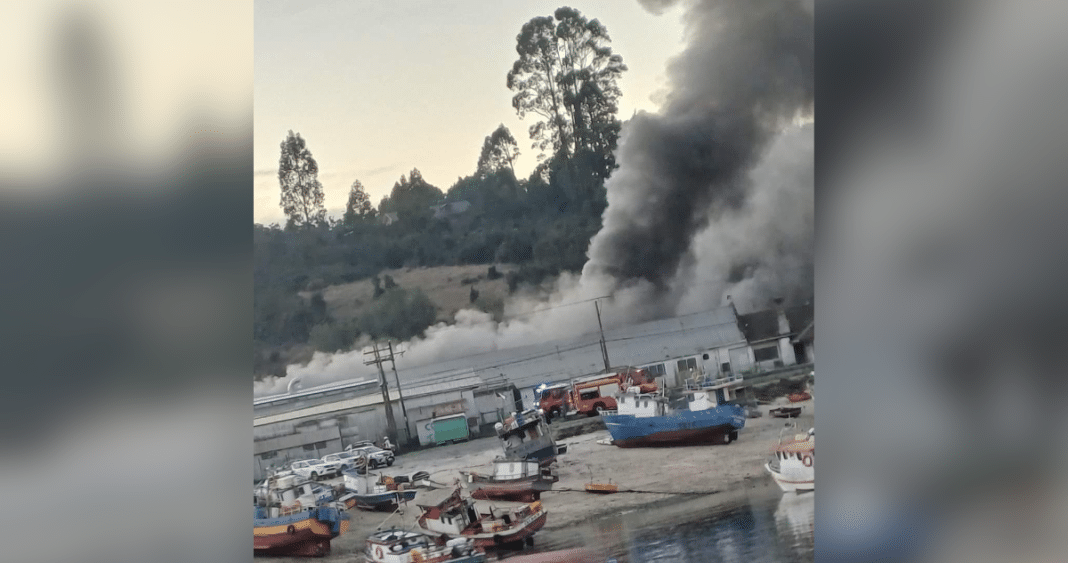 Devastador Incendio Consume Planta Industrial en Calbuco: Una Tragedia que Sacude a la Región