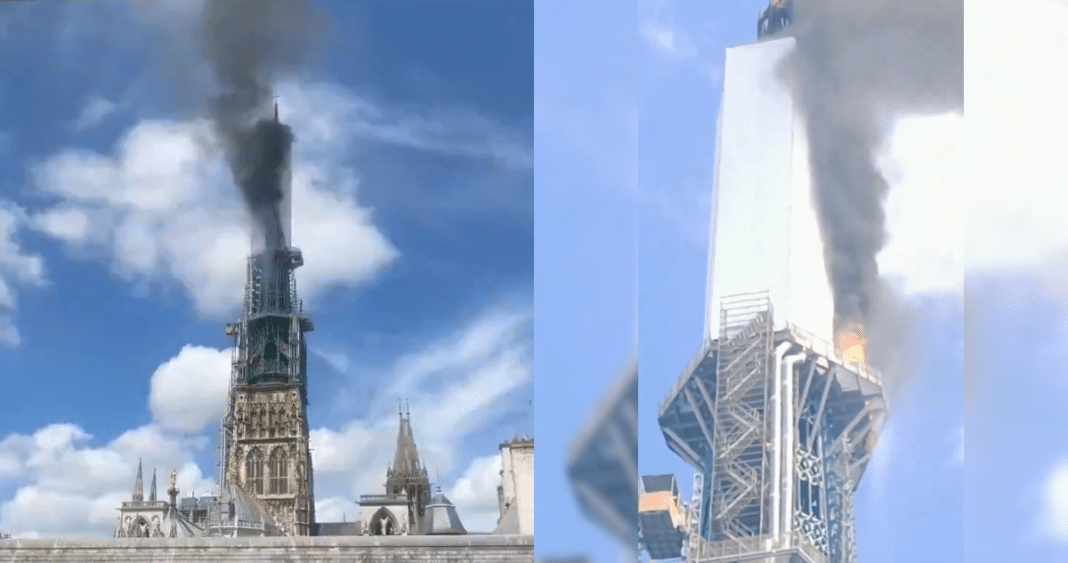 Devastador Incendio Consume la Icónica Aguja de la Catedral de Notre Dame en Francia