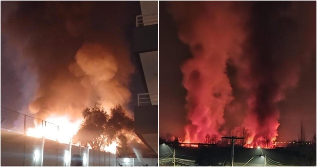 Devastador Incendio Intencional en Conchalí: Ajuste de Cuentas Deja Cinco Casas Destruidas y un Bombero Herido